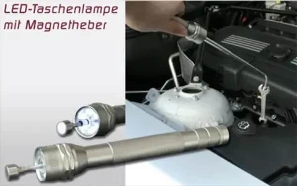LED-Taschenlampe mit Magnetheber