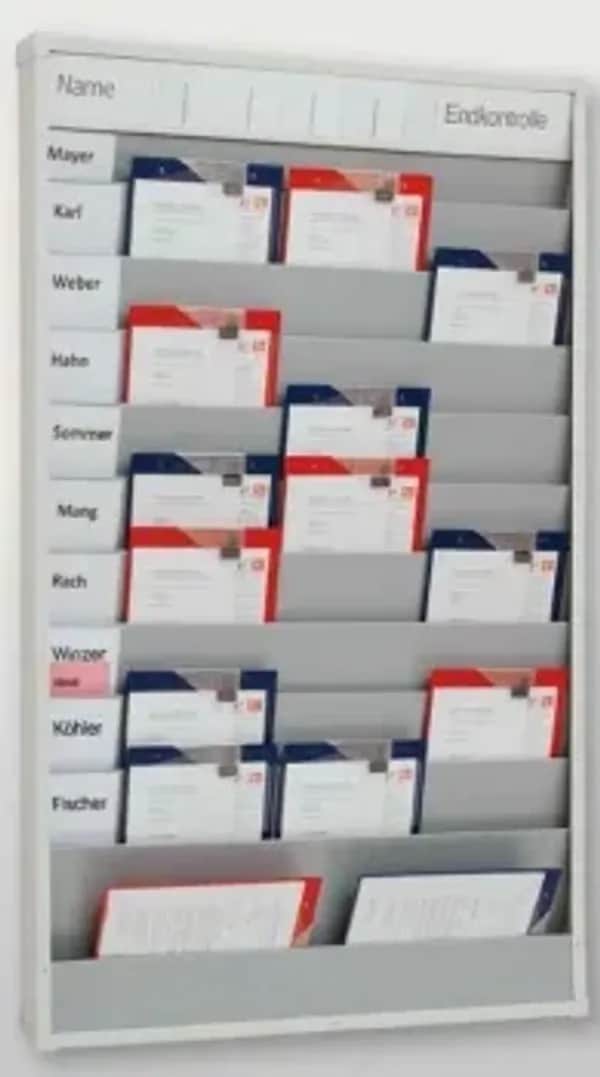 Planungstafel dreireihig