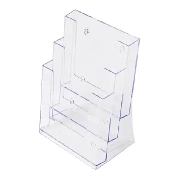 Prospekthalter Tisch/Wand 3 x A5