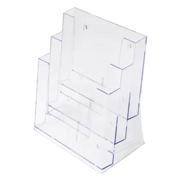 Prospekthalter Tisch/Wand 3 x A4