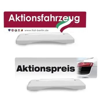 Autodachschild Swing mit Ihrer Werbung