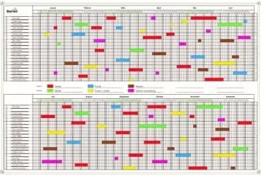 Ferienplaner Magnettafel