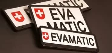 Nummernrahmen vorne