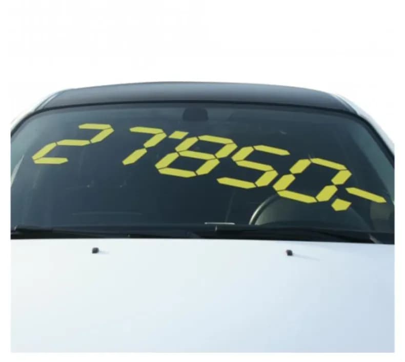 Analoge und Digitale Preisauszeichnung für den Autohandel