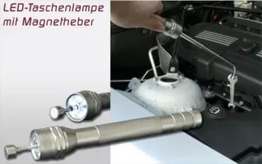 LED-Taschenlampe mit Magnetheber