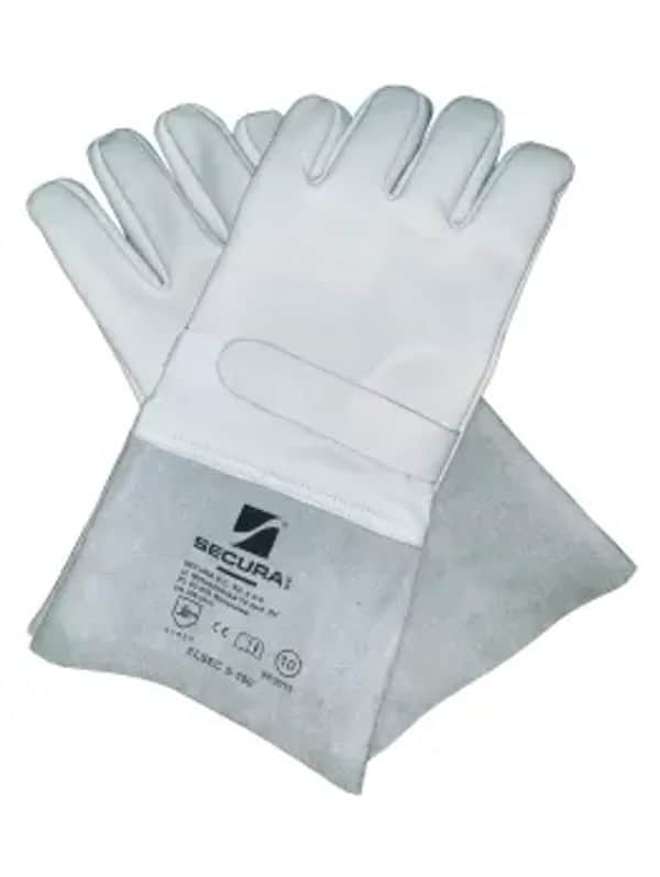Überhandschuh aus Leder