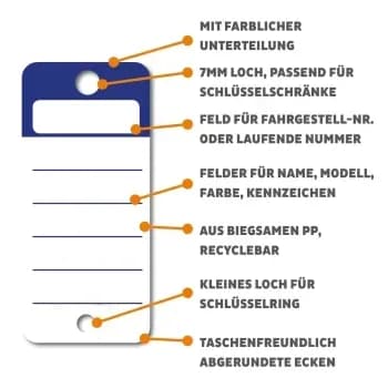 Schlüsselanhänger White