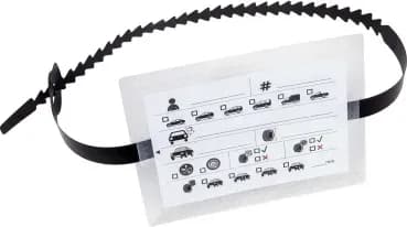 Rad-/Reifenanhänger mit Fixierband, 110 cm