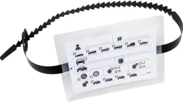 Rad-/Reifenanhänger mit Fixierband, 110 cm