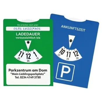 Parkscheibe für E-Autos