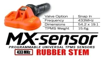 Autel MX-Reifendrucksensoren 433MHz