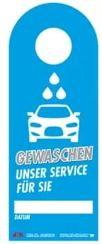 Hinweis-Spiegelhänger