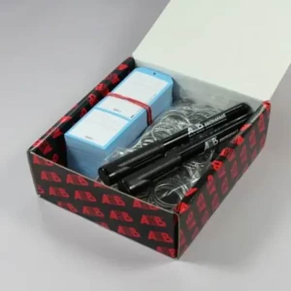 Schlüsselanhänger Box, nummeriert & perforiert
